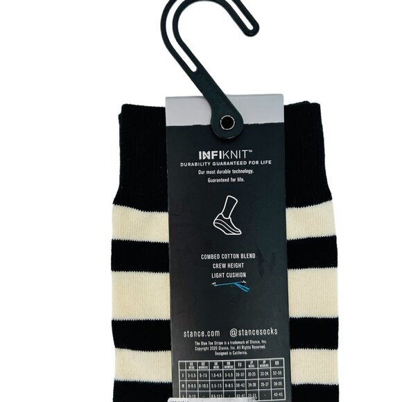 Stance Men's Leopard Stripe Crew Sock - Picture 4 of 7